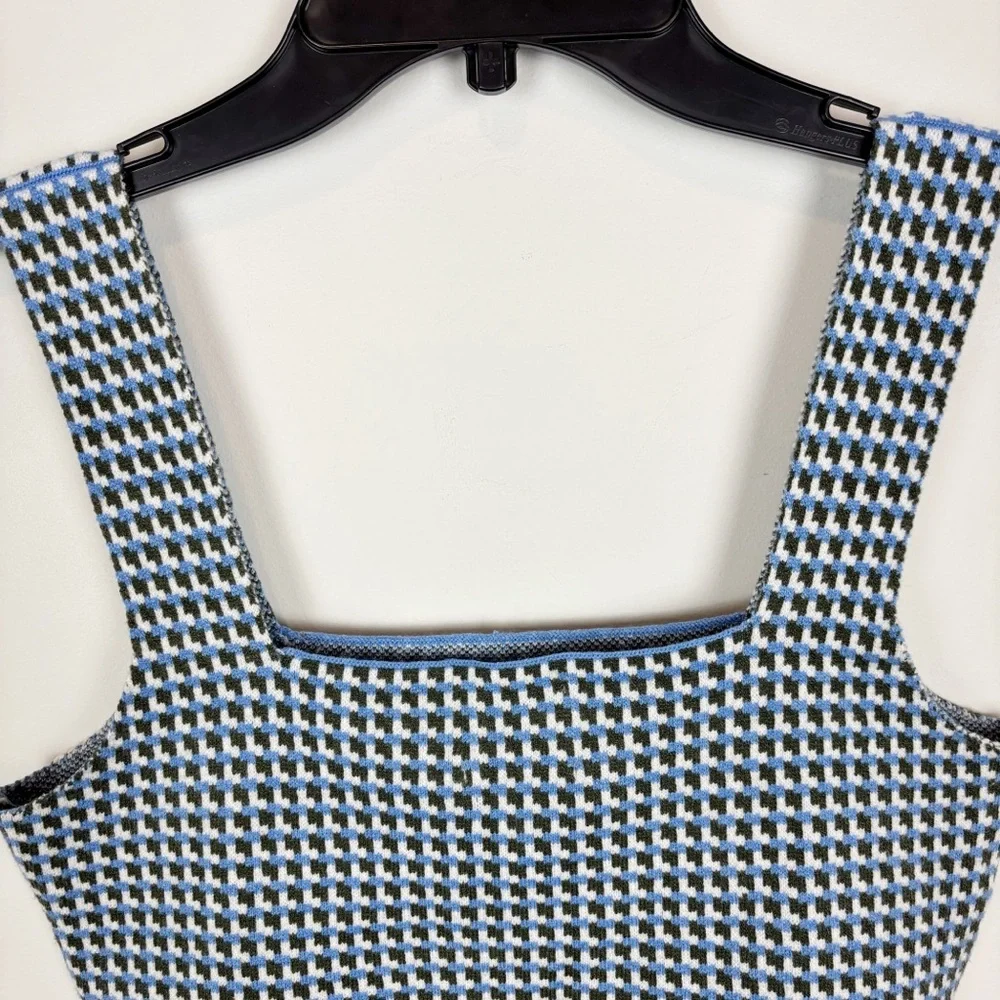 STITCHES & STRIPES Poplar Tank in Cornflower Combo Size S